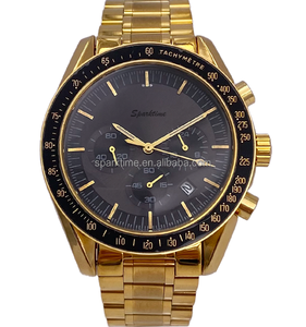 Đồng hồ thạch anh vàng Nam bán buôn với chức năng hiển thị ngày Chronograph chấp nhận Đồng Hồ Hợp Kim Nam tùy chỉnh - Product Image 1