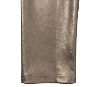 Leggings en cuir PU pour femmes personnalisé 2024 Yoga Faux cuir <span class=keywords><strong>pantalon</strong></span> moulant Sexy <span class=keywords><strong>doré</strong></span> taille haute collants en cuir brillant <span class=keywords><strong>pantalon</strong></span> - Product Image 4