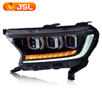 Luces de Coche para Ford Ranger Faro con Lente Proyector 2015 Everest Señal Dinámica Lámpara Delantera F-100 Endeavor Faros LED DRL Automáticos