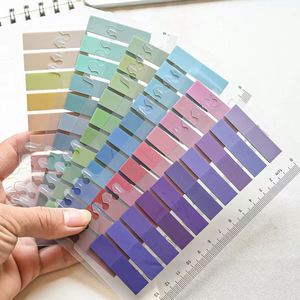 Notas Adhesivas Multicolores de PET, Pestañas de Índice Transparentes, Notas Adhesivas para Estudiantes, Pestañas de Clasificación Creativas, Indicadores de Clasificación para Estudio - Product Image 4