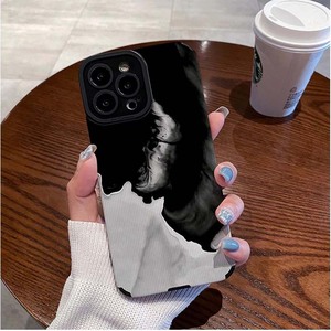 Wave White Black foto Printing TPU pelle artificiale <span class=keywords><strong>Cover</strong></span> per <span class=keywords><strong>Iphone</strong></span> X Xr Xs <span class=keywords><strong>11</strong></span> 12 13 14 15 16 17 Pro Max - Product Image 1