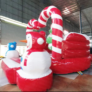 Xmas <b>Inflatable</b> Bouncer PVC Outdoor Kids Jumping Castle Candy Castle,<b>Inflatable</b> House Water Slide <b>Inflatable</b> - Product Image 2