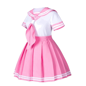 Costumes de cosplay Astolfo sur mesure, ensembles roses d'uniformes scolaires de <span class=keywords><strong>marin</strong></span> pour filles japonaises, pour Halloween - Product Image 3