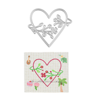 AAGU artigianato metallo taglio Die Scrapbook carta goffrato carta modello artigianale cuore foglia fiore fustro muore