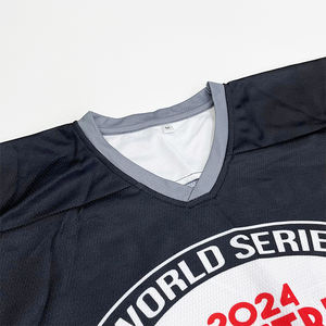 Personalizado Hockey Jersey Sublimación Diseño Negro Juventud Unisex Equipo Barato Hockey Jersey - Product Image 4