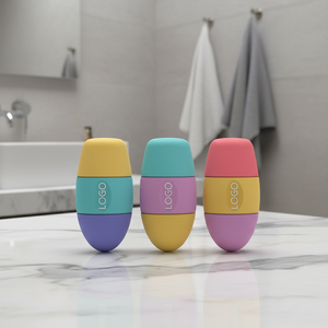 Nuovo Rullo Facciale in Silicone a Forma di Uovo, Strumento di Raffreddamento Riutilizzabile, Stampo per <span class=keywords><strong>Massaggio</strong></span> <span class=keywords><strong>Viso</strong></span>, Lifting e Contouring - Product Image 1