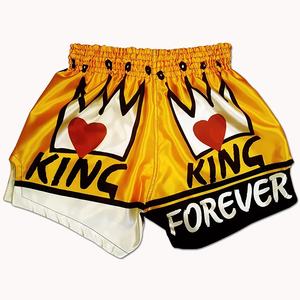 Pantalones Cortos de Boxeo de Alta Calidad para Entrenamiento de <span class=keywords><strong>Muay</strong></span> <span class=keywords><strong>Thai</strong></span> en Tailandia, con Abertura Alta, Tradicionales - Product Image 3