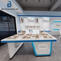 Décoration de magasin d'optique haut de gamme Design lunettes présentoirs muraux lunettes présentoir personnalisé pour vitrine de magasin d'optique