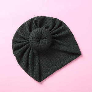 Gorro de <span class=keywords><strong>lana</strong></span> para bebé, diademas elásticas, <span class=keywords><strong>turbante</strong></span> con lazo suave para niña y bebé - Product Image 4