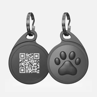 Fabricante personalizado ID Qr código perro nombre etiqueta Qr mascota etiqueta con código Qr