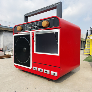 Carrito de comida estilo radio retro, carrito de aperitivos para generación de tráfico en parques, carrito móvil de venta para zonas turísticas y calles comerciales - Product Image 2