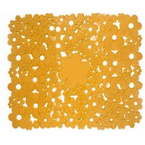 Alfombra de Ducha Antideslizante de Lujo, 53x53cm, con Diseño de Flores Verdes, Hecha de Algodón y Diatomeas, para Uso Doméstico - Product Image 1