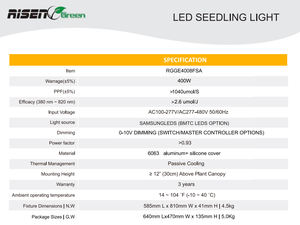 Nuevo 6/8 Barras <span class=keywords><strong>Cultivo</strong></span> de plantas <span class=keywords><strong>Cultivo</strong></span> de luz <span class=keywords><strong>400W</strong></span> Hidropónico Sam-sung Espectro completo <span class=keywords><strong>LED</strong></span> Grow Light para plantas de interior - Product Image 3