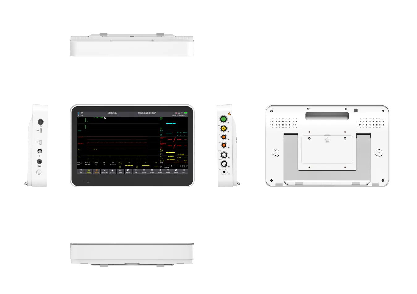 Contec cms8500 Màn hình y tế di động Vital Signs Monitor