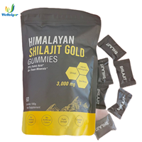 Gummies de Shilajit de l'Himalaya à Marque Blanche : Améliorent l'Énergie et la Santé Cardiaque – Suppléments Herbales 100% Naturels pour Adultes
