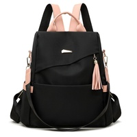 Sac à dos de voyage léger et élégant en PU pour femme, avec fermeture éclair, idéal pour le travail, les trajets quotidiens et les loisirs