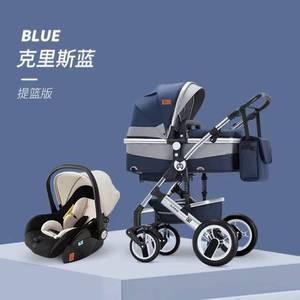 Cochecito Reclinable 4 en 1 con Asiento Plegable, Amortiguación de Impactos y Vista Elevada para Bebé - Product Image 6