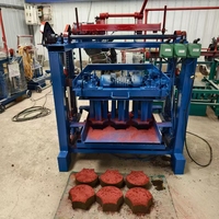 Machine à fabriquer des briques en béton 4-35, 220V, machine à blocs creux avec moule, essentielle pour la fabrication de briques en béton