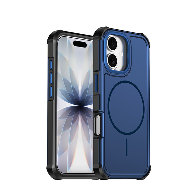 New Popular Heavy Duty Rugged Hybrid Pc Tpu Magnetic Phone case for iPhone 17 Phone case Metal
