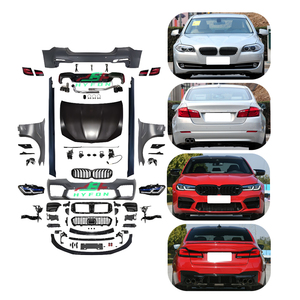 Para <span class=keywords><strong>BMW</strong></span> 5 Series F10 F11 F18 2010-2017 actualización 2023 G38 Lci <span class=keywords><strong>M5</strong></span> CS estilo kit de carrocería faros instalación sin pérdidas Plug and play - Product Image 1