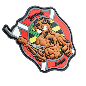 Patch en caoutchouc PVC 3D souple et gaufré, personnalisé avec logo, à <span class=keywords><strong>coudre</strong></span>, pour vêtements - Product Image 3