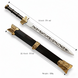 Épée de cosplay en mousse PU légère, flexible et durable, sans métal, idéale pour les événements et les jeux de rôle (vente en gros) - Product Image 2