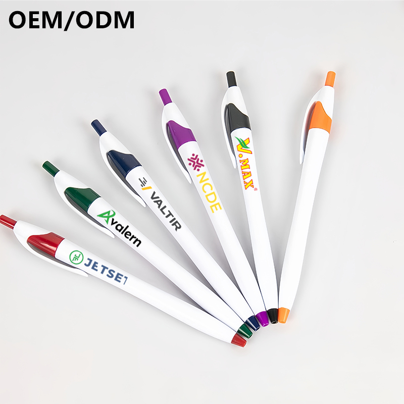 Customizable 1 0mm Plastic Ballpoint Pens