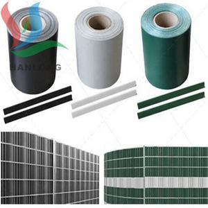 Tiras DE PANTALLA DE PRIVACIDAD DE Pvc valla opaca de doble poste con 30 Clips de montaje balcón 65m X 19cm <span class=keywords><strong>Antracita</strong></span> - Product Image 2