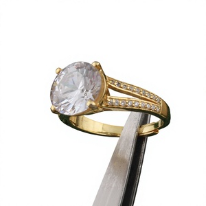 925 Sterling Silver Bezel Setting CZ Brilliant Cut Handmade Classic Boho <b>Dainty</b> Solitaire <b>Ring</b> Certified Jaipur Wedding Party - Product Image 4