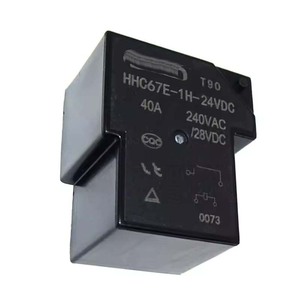 HHC67E-1H-12V 24V/HHC67E-1Z-12V 24VDC Nuevo Relé de 4 pines 5 pines 30A 40A - Product Image 1