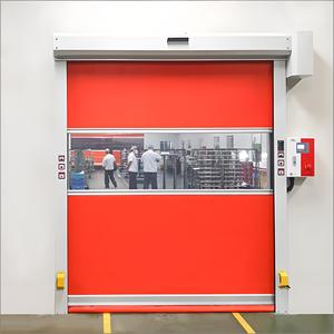 Porta Avvolgibile in PVC ad Alta Velocità, Porta Industriale Automatica per Magazzino con Sensore di <span class=keywords><strong>Sicurezza</strong></span> a Infrarossi - Product Image 3