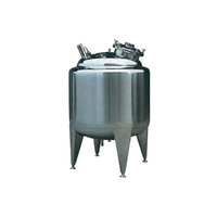 Cuve de mélange en acier inoxydable de 200L à 1000L avec agitateur, chauffage vapeur et électrique