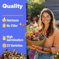 Mélange de graines de fleurs sauvages pour jardin naturel, en vrac, 23 variétés, graines pures annuelles et vivaces pour la plantation d'automne, sans engrais