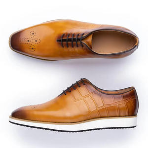 รองเท้าหนังลำลองสไตล์ธุรกิจขายส่งจากโรงงาน ผลิตด้วยมือจากหนังวัว ระบายอากาศได้ดี สวมใส่สบาย รองเท้าทางการและรองเท้าอ็อกซ์ฟอร์ด - Product Image 2