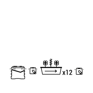 Système complet de traitement des eaux PHYTODEPURATION PLANT HORIZ 12 AE NR avec filtration et garantie de 2 ans - Product Image 1