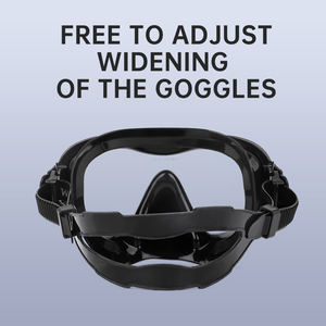 लहर स्नोर्कल मुखौटा सेट सूखी शीर्ष स्नोर्कल सिलिकॉन डाइविंग मुखौटा सेट पीवीसी/सिलिकॉन डाइविंग चश्मा मुखौटा सेट - Product Image 2