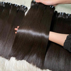 Extensiones de cabello humano recto alineado con cutícula, envío directo, proveedor de cabello trenzado vietnamita crudo - Product Image 3