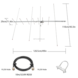 <span class=keywords><strong>Antenne</strong></span> Yagi directionnelle Sanda 2m 70cm. <span class=keywords><strong>Antenne</strong></span> de station de base pour radioamateur 11 éléments, réajustée UHF VHF 144-146 MHz 430-440 MHz, 13 dBi - Product Image 5