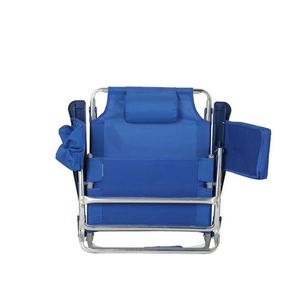 Outdoor Portable Aluminum Lightweight Beach Picnic <b>Camping</b> Foldable <b>Chair</b> with Cup Holder Cooler Bag - Product Image 3