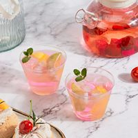 Gobelets à cocktail jetables transparents écologiques de 9 oz, sans BPA, résistants au congélateur, pour mariages et fêtes de Noël