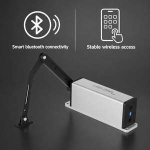 Ouvre-porte battant moderne en alliage d'aluminium avec moteur DC sans balais, capacité de charge de 260 kg, utilisation facile pour les portes commerciales et hôtelières - Product Image 5