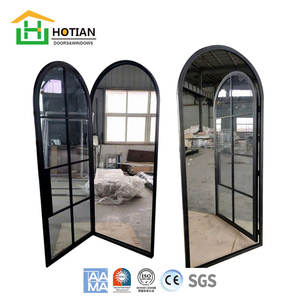 Верхняя Круглая стальная оконная решетка, дизайнерские арки, стальные двери - Product Image 1