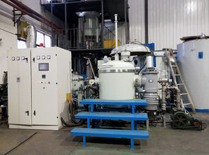 एल्यूमीनियम तांबे के पीतल लोहे का स्टील स्क्रैप स्मेटिंग वैक्यूम प्रेरण टिल्ट पिघलने भट्ठी धातु मशीन - Product Image 3