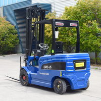 Forklift Listrik Baru Baiyijie CPD-25 2,5 Ton dengan Baterai Lithium-Ion untuk Penanganan Material Gudang