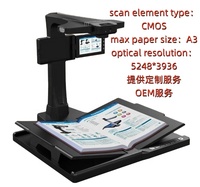 Escáner de Documentos ELOAM BS3000P en Forma de V, 28MP, Alta Definición, Interfaz USB, Pantalla LCD de Vista Previa, 1 Año de Garantía, Centro de Atención Telefónica