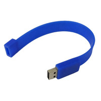 Gelang Silikon Modis Usb Flash Drive, Logo Kustom Gelang Karet Usb Pendrive Terlaris