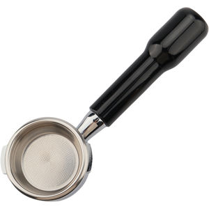 Schwarzer 58mm 2-Ohr Siebträger Kaffee Werkzeuge Espresso Bottomless Siebträger 58mm für Gaggia - Product Image 4