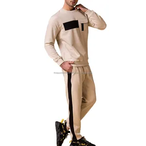 Allied Apparel Winter Fleece Stylish Sustainable & Breathable Fleece Tracksuit Jogging Sport Comfortable Come With Black Strip