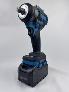 Clé <span class=keywords><strong>à</strong></span> chocs portable 21V <span class=keywords><strong>à</strong></span> couple élevé, moteur sans balais, batterie lithium-ion, tournevis électrique 500N - Product Image 4