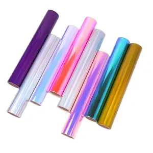 Weihnachten benutzer definierte Verpackung Dekorieren Muster Kunststoff PVC PET Twist Holo graphic Film Roll